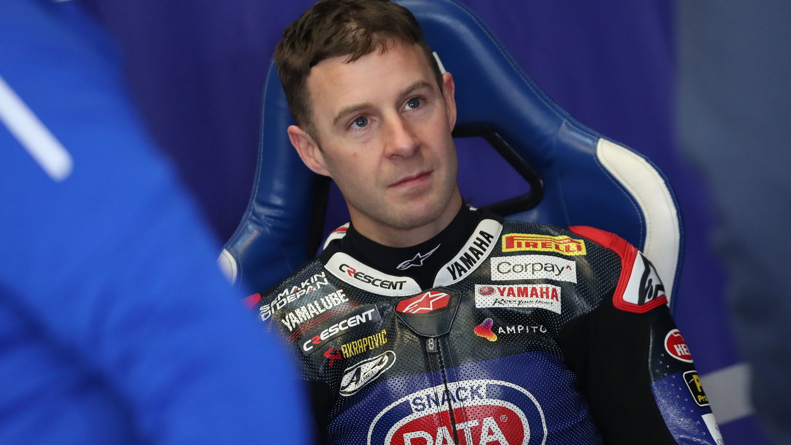 Jonathan Rea, 2024 WorldSBK Jerez Test, pit box. Credit: Gold and Goose.